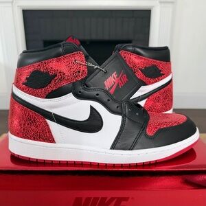Air Jordan 1 Retro High OG Ruby - Womens Size 11.5/Mens Size 10 - FD2596-602